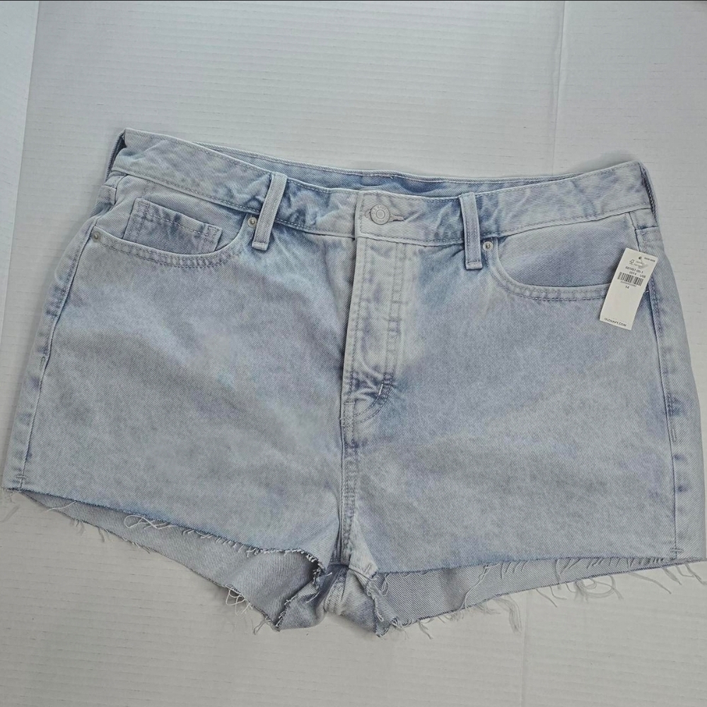 OLD NAVY Light Blue Denim Women's Shorts Size 14